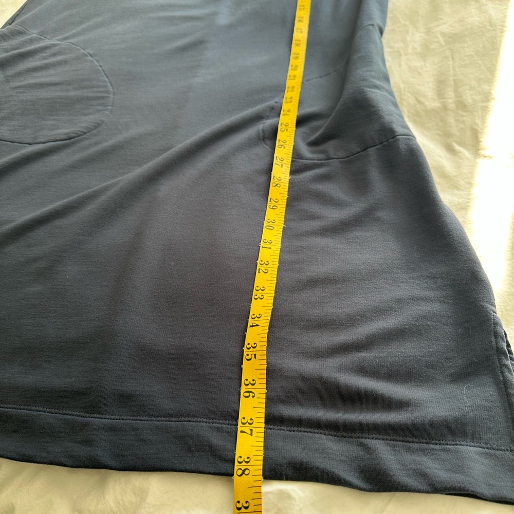 Garnet Hill navy knit tee dress, size medium - Picture 11 of 11